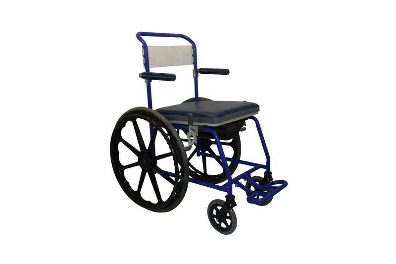 Bathroom wheelchair with polyethylene mattress model TW4001
